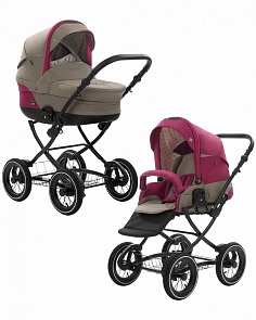 Коляска детская Noordi Polaris 2/1 CL, бежево-розовая (Noordi, 382650/CL)